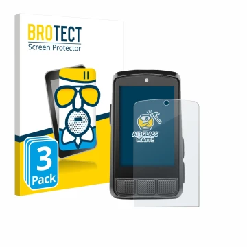 Parte frontale di una confezione del prodotto con il logo del marchio BROTECT. Accanto è raffigurato il dispositivo Wahoo Elem