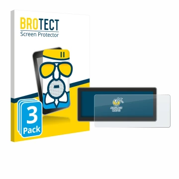 Parte frontale di una confezione del prodotto con il logo del marchio BROTECT. Accanto è raffigurato il dispositivo RSNAV Seri