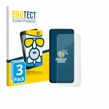 Parte frontale di una confezione del prodotto con il logo del marchio BROTECT. Accanto è raffigurato il dispositivo TCL SE Nxt