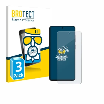 Parte frontale di una confezione del prodotto con il logo del marchio BROTECT. Accanto è raffigurato il dispositivo Samsung Ga