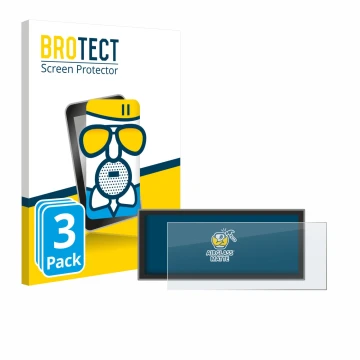 Parte frontale di una confezione del prodotto con il logo del marchio BROTECT. Accanto è raffigurato il dispositivo Toyota Pro
