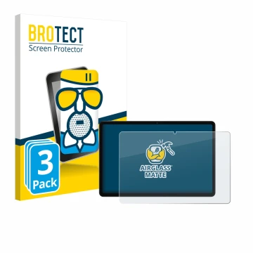 Parte frontale di una confezione del prodotto con il logo del marchio BROTECT. Accanto è raffigurato il dispositivo Xiaomi Red