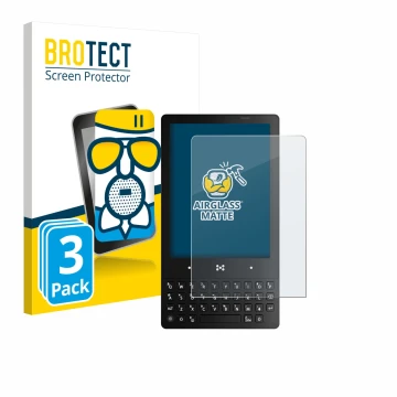 Parte frontale di una confezione del prodotto con il logo del marchio BROTECT. Accanto è raffigurato il dispositivo The Minima