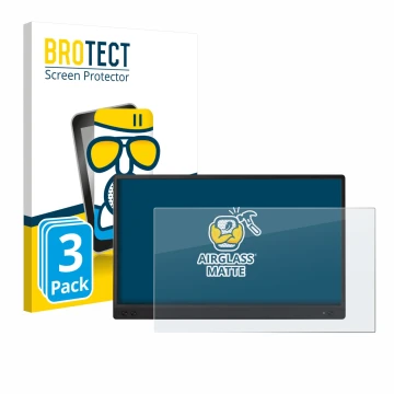 Parte frontale di una confezione del prodotto con il logo del marchio BROTECT. Accanto è raffigurato il dispositivo ASUS ZenSc