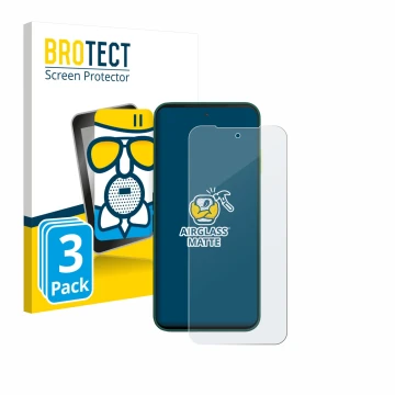 Parte frontale di una confezione del prodotto con il logo del marchio BROTECT. Accanto è raffigurato il dispositivo Fairphone 