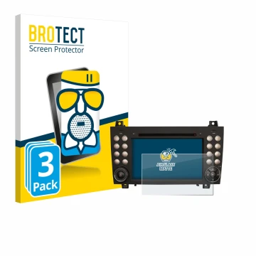 Parte frontale di una confezione del prodotto con il logo del marchio BROTECT. Accanto è raffigurato il dispositivo Erisin ES8