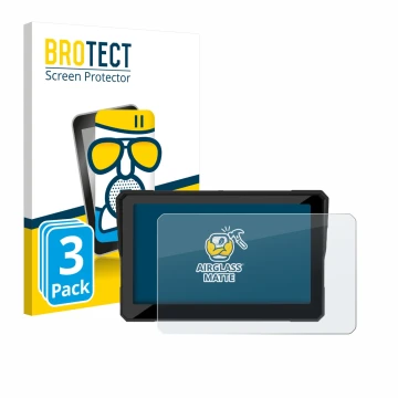 Parte frontale di una confezione del prodotto con il logo del marchio BROTECT. Accanto è raffigurato il dispositivo Carpuride 