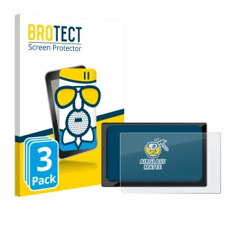 Parte frontale di una confezione del prodotto con il logo del marchio BROTECT. Accanto è raffigurato il dispositivo Carpuride 