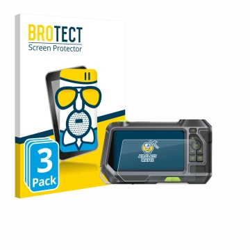Parte frontale di una confezione del prodotto con il logo del marchio BROTECT. Accanto è raffigurato il dispositivo Teslong NT