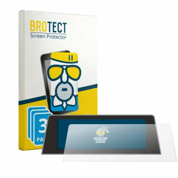 Parte frontale di una confezione del prodotto con il logo del marchio BROTECT. Accanto è raffigurato il dispositivo BMW X3 G01