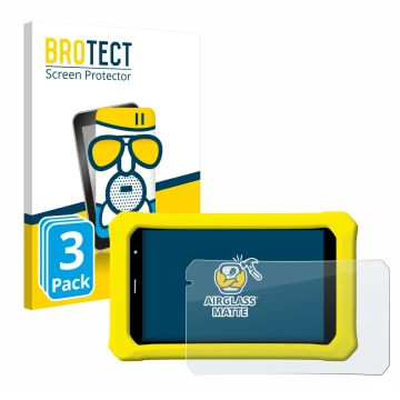 Parte frontale di una confezione del prodotto con il logo del marchio BROTECT. Accanto è raffigurato il dispositivo Clementoni