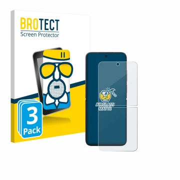 Parte frontale di una confezione del prodotto con il logo del marchio BROTECT. Accanto è raffigurato il dispositivo Xiaomi MIX