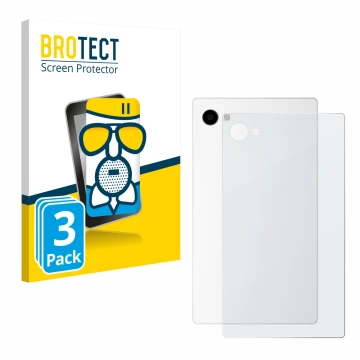 Parte frontale di una confezione del prodotto con il logo del marchio BROTECT. Accanto è raffigurato il dispositivo The Minima