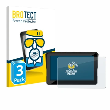 Parte frontale di una confezione del prodotto con il logo del marchio BROTECT. Accanto è raffigurato il dispositivo Carpuride 