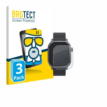 Parte frontale di una confezione del prodotto con il logo del marchio BROTECT. Accanto è raffigurato il dispositivo Kospet Pul