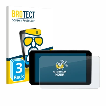 Parte frontale di una confezione del prodotto con il logo del marchio BROTECT. Accanto è raffigurato il dispositivo Chigee AIO