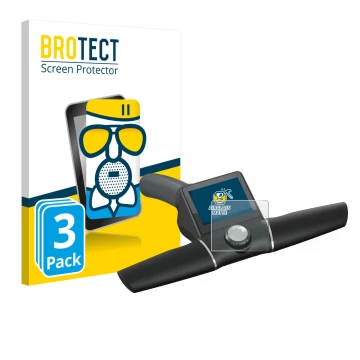 Parte frontale di una confezione del prodotto con il logo del marchio BROTECT. Accanto è raffigurato il dispositivo Motocaddy 