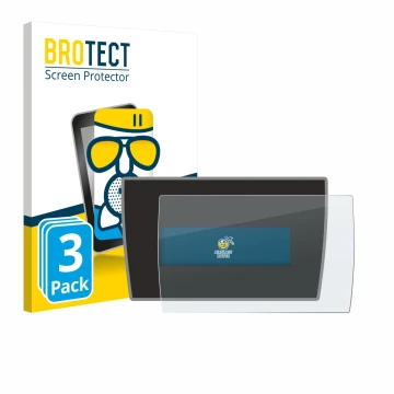 Parte frontale di una confezione del prodotto con il logo del marchio BROTECT. Accanto è raffigurato il dispositivo BMW i3 201