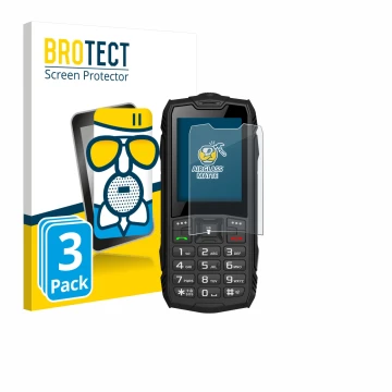 Parte frontale di una confezione del prodotto con il logo del marchio BROTECT. Accanto è raffigurato il dispositivo Hammer Roc
