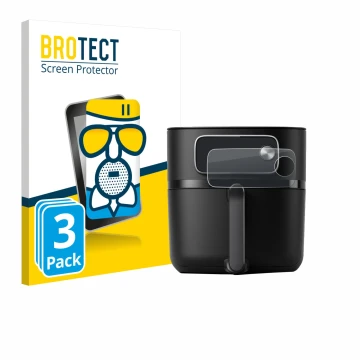 Parte frontale di una confezione del prodotto con il logo del marchio BROTECT. Accanto è raffigurato il dispositivo Philips Ai