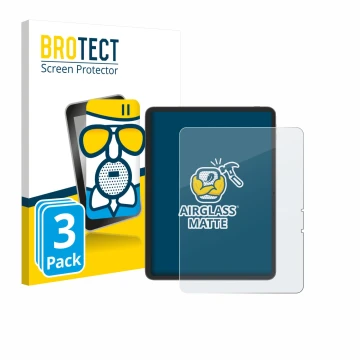 Parte frontale di una confezione del prodotto con il logo del marchio BROTECT. Accanto è raffigurato il dispositivo Blackview 