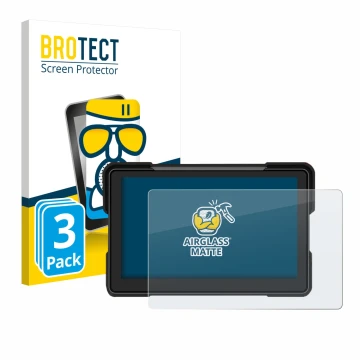 Parte frontale di una confezione del prodotto con il logo del marchio BROTECT. Accanto è raffigurato il dispositivo Airpuxem M