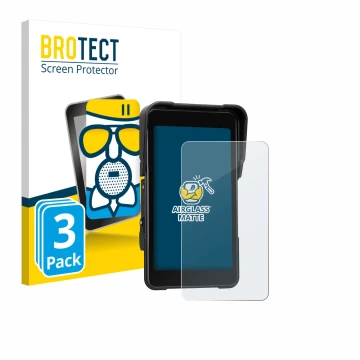 Parte frontale di una confezione del prodotto con il logo del marchio BROTECT. Accanto è raffigurato il dispositivo CAMECHO Mo