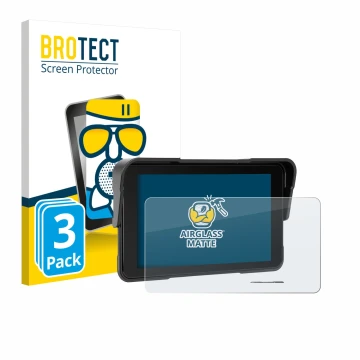 Parte frontale di una confezione del prodotto con il logo del marchio BROTECT. Accanto è raffigurato il dispositivo Sixwin P2 