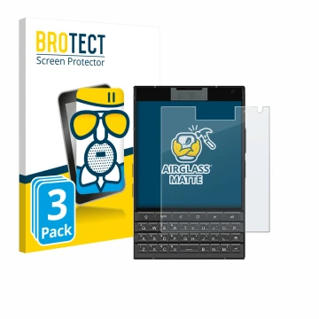 Parte frontale di una confezione del prodotto con il logo del marchio BROTECT. Accanto è raffigurato il dispositivo Unihertz T