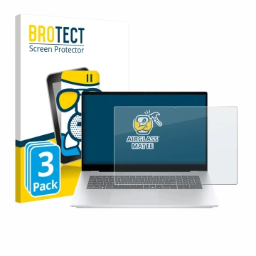 Parte frontale di una confezione del prodotto con il logo del marchio BROTECT. Accanto è raffigurato il dispositivo HP OmniBoo