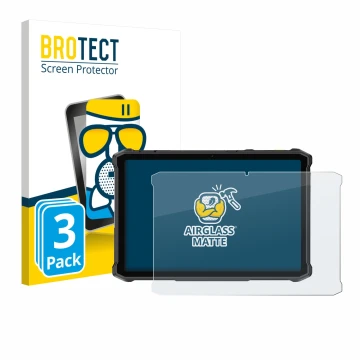 Parte frontale di una confezione del prodotto con il logo del marchio BROTECT. Accanto è raffigurato il dispositivo Ulefone Ar