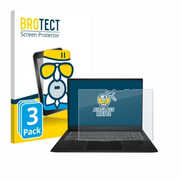 Parte frontale di una confezione del prodotto con il logo del marchio BROTECT. Accanto è raffigurato il dispositivo MSI Summit