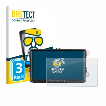 Parte frontale di una confezione del prodotto con il logo del marchio BROTECT. Accanto è raffigurato il dispositivo Zenec Z-E2