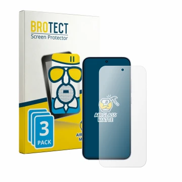 Parte frontale di una confezione del prodotto con il logo del marchio BROTECT. Accanto è raffigurato il dispositivo Oppo Reno 