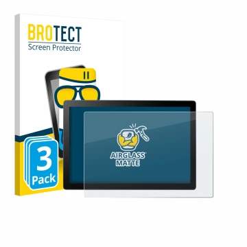 Parte frontale di una confezione del prodotto con il logo del marchio BROTECT. Accanto è raffigurato il dispositivo Wacom Cint