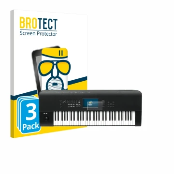 Parte frontale di una confezione del prodotto con il logo del marchio BROTECT. Accanto è raffigurato il dispositivo KORG Nauti