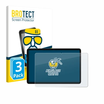 Parte frontale di una confezione del prodotto con il logo del marchio BROTECT. Accanto è raffigurato il dispositivo Xiaomi Red