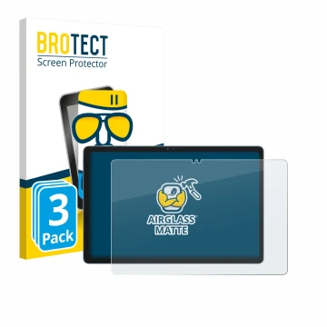 Parte frontale di una confezione del prodotto con il logo del marchio BROTECT. Accanto è raffigurato il dispositivo Blackview 