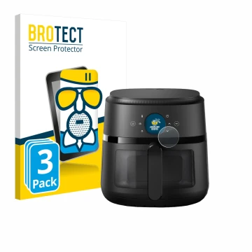 Parte frontale di una confezione del prodotto con il logo del marchio BROTECT. Accanto è raffigurato il dispositivo Philips Ai