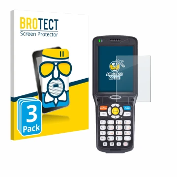 Parte frontale di una confezione del prodotto con il logo del marchio BROTECT. Accanto è raffigurato il dispositivo Unitech HT