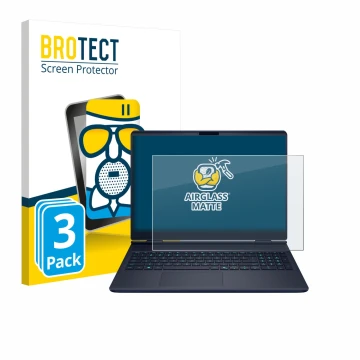 Parte frontale di una confezione del prodotto con il logo del marchio BROTECT. Accanto è raffigurato il dispositivo Dell Alien