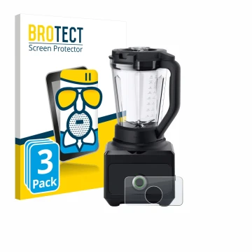 Parte frontale di una confezione del prodotto con il logo del marchio BROTECT. Accanto è raffigurato il dispositivo Braun Powe