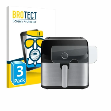 Parte frontale di una confezione del prodotto con il logo del marchio BROTECT. Accanto è raffigurato il dispositivo Tefal Easy