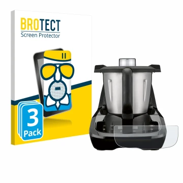 Parte frontale di una confezione del prodotto con il logo del marchio BROTECT. Accanto è raffigurato il dispositivo SilverCres