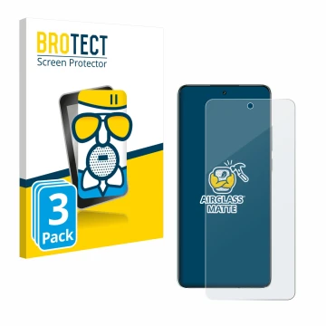 Parte frontale di una confezione del prodotto con il logo del marchio BROTECT. Accanto è raffigurato il dispositivo Oppo K13 c