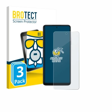 Parte frontale di una confezione del prodotto con il logo del marchio BROTECT. Accanto è raffigurato il dispositivo Oppo K13x 