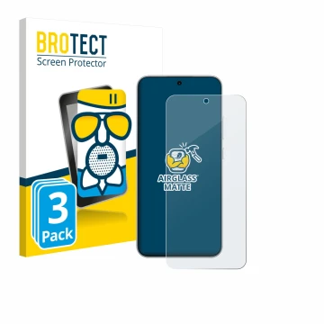 Parte frontale di una confezione del prodotto con il logo del marchio BROTECT. Accanto è raffigurato il dispositivo Oppo A6 Pr