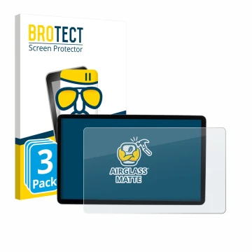 Parte frontale di una confezione del prodotto con il logo del marchio BROTECT. Accanto è raffigurato il dispositivo MG S5 EV 1