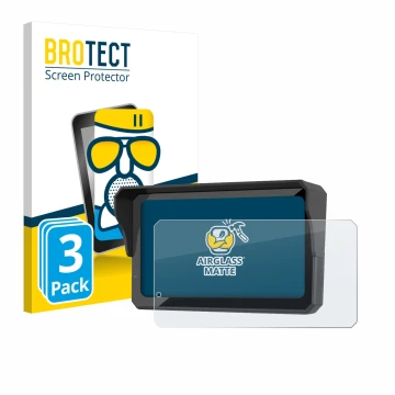Parte frontale di una confezione del prodotto con il logo del marchio BROTECT. Accanto è raffigurato il dispositivo Carpuride 