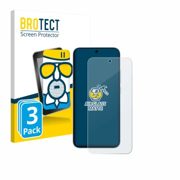 Parte frontale di una confezione del prodotto con il logo del marchio BROTECT. Accanto è raffigurato il dispositivo Oppo Reno 